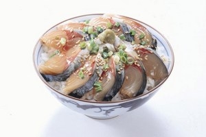 関あじ丼・関さば丼(りゅうきゅう)セット