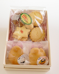 銘菓玉子人形・かぼす&サフラン入りクッキーセット