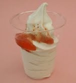 イチジクソフトアイスクリーム