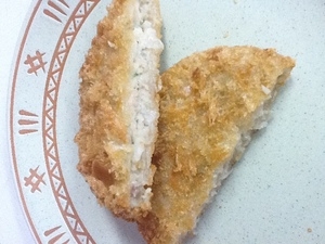 大分市産ゆず胡椒使用 　　　　　　　黒豚メンチカツ100g