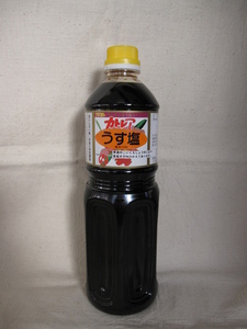 フジヨシ醤油株式会社｜超特別手造り加工醤油　カトレアうすしお　1ℓ　(減塩醤油)