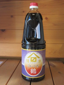 濃口しょうゆ　鶴　(本醸造1800ml)