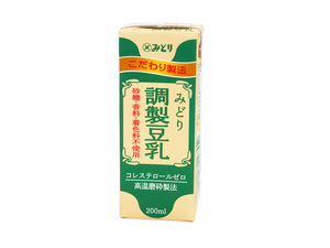 九州乳業株式会社 ｜ みどり調製豆乳 200ml