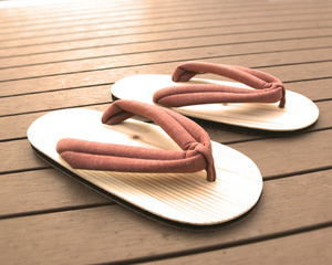 日田下駄「杉室内用スリッパ(鼻緒)」